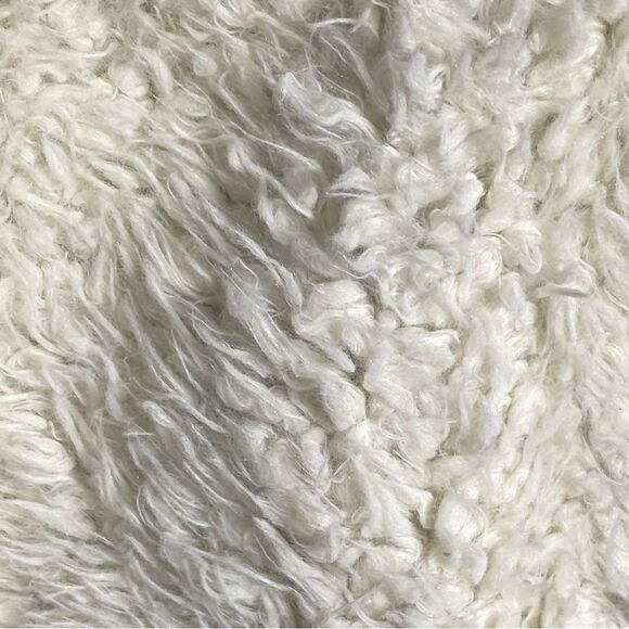 Me Jane Faux Fur Buffalo Check Flannel Wool Blend Vest Women's Size Medium - Picture 4 of 16